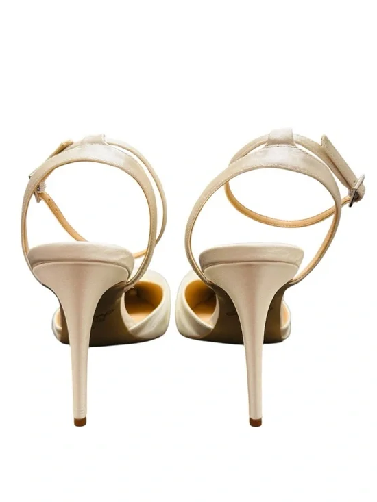 Jewel Badgley Mischka Federica Satin Knot Stiletto Pumps Women’s 9M - Picture 6 of 12